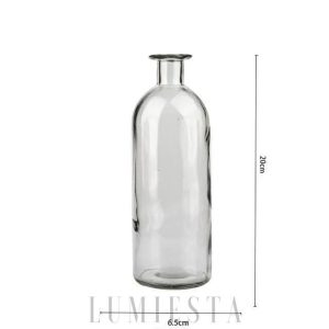 Szklany wazon dekoracyjny w nowoczesnym stylu 11 cm