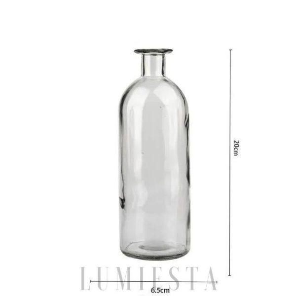 Szklany wazon dekoracyjny w nowoczesnym stylu 11 cm