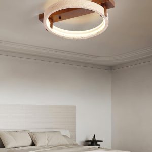 Maris - Lampa sufitowa w kolorze beżowym z travertynu