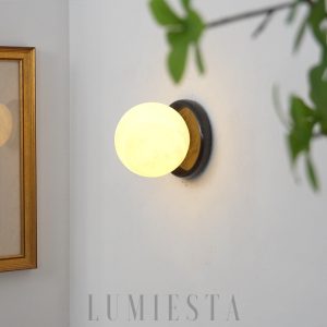 Tribeca - Lampa sufitowa w stylu retro czarna i biała 12cm