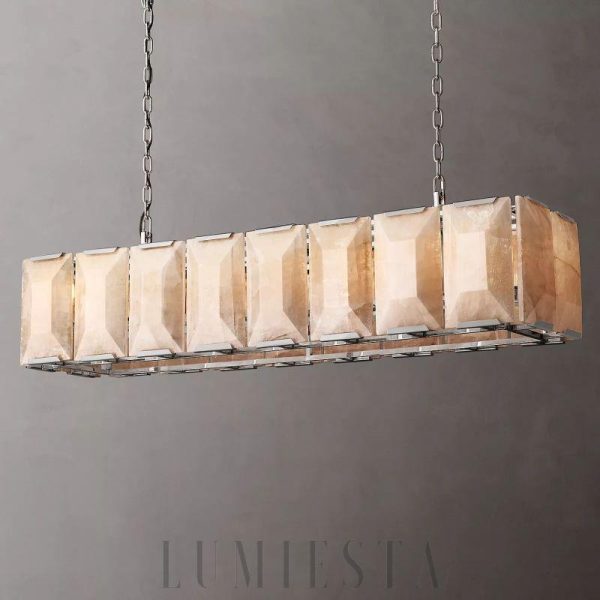 wm_11833130386323039551.jpg Lampa wisząca Harson Calcite 54 cali mosiądz/czarny/stal