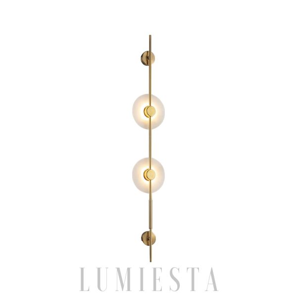 Lampa ścienna Alabaster w stylu minimalistycznym z metalu