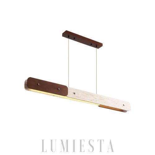 wm_11950437091839675137.jpg Lampa podłużna z trawertynu i drewna, 120cm, beżowy orzechowy do jadalni