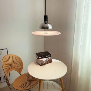 Lampa wisząca Frisbi w stylu nowoczesnym z akrylu 40cm 60cm