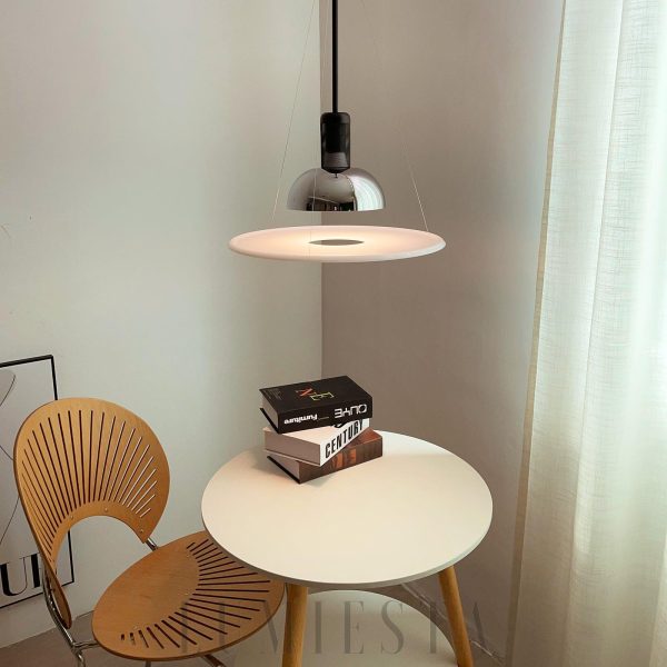Lampa wisząca Frisbi w stylu nowoczesnym z akrylu 40cm 60cm