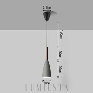 Wisząca lampa trójramienna w nowoczesnym stylu