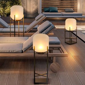 Lhotse - Elegancka lampa ogrodowa w stylu latarni