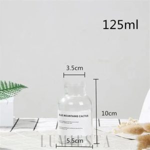 Butelka szklana 250ml brązowa stylowa dekoracja domu