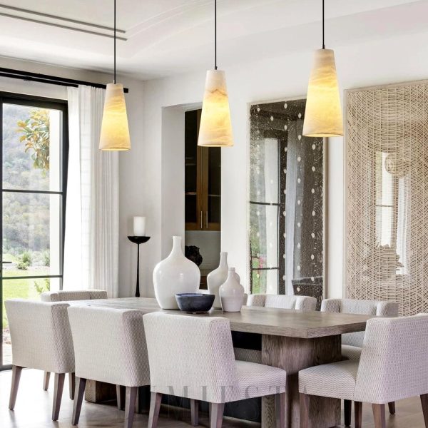 wm_1290437601466814150.jpg Lampa wisząca stożkowa alabastrowa złota i biała 12 5 cm