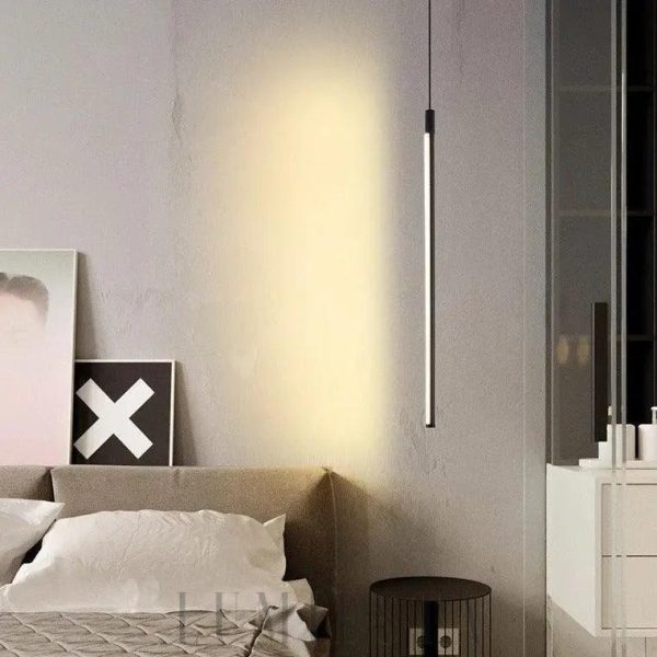 Nowoczesna wisząca lampa LED w minimalistycznym stylu