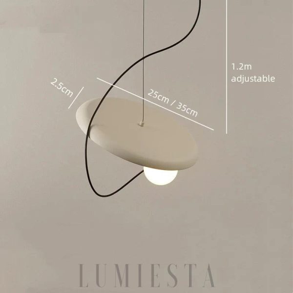 Lampa wisząca o nowoczesnym designie z regulacją wysokości