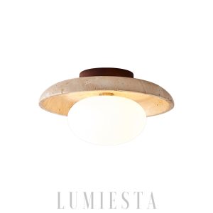 Travertine Lunaro - Lampa sufitowa w beżowym kolorze 25cm