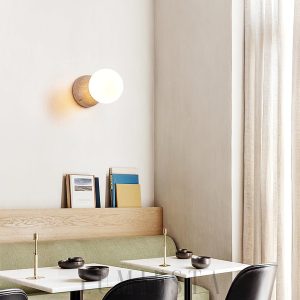 wm_13317716913439085647.jpg Nowoczesna lampa ścienna Tion z beżowym travertynem