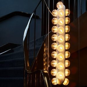 Lampa wisząca Prop Double w stylu nowoczesnym biała