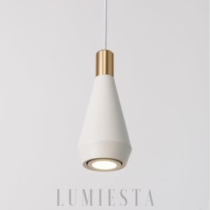 Lampa wisząca w kształcie stożka z regulacją długości