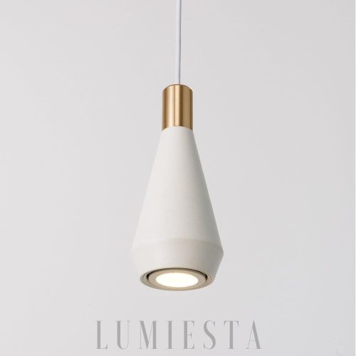 Lampa wisząca w kształcie stożka z regulacją długości