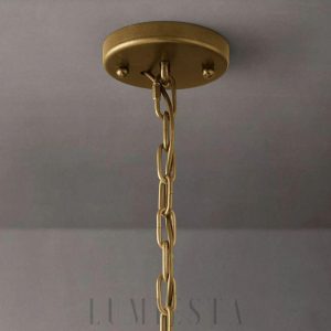 Elegancki okrągły żyrandol kryształowy Średnica 48cm