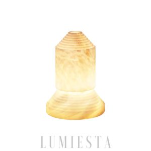 Babel - Lampa stołowa z alabastru w nowoczesnym stylu 30cm