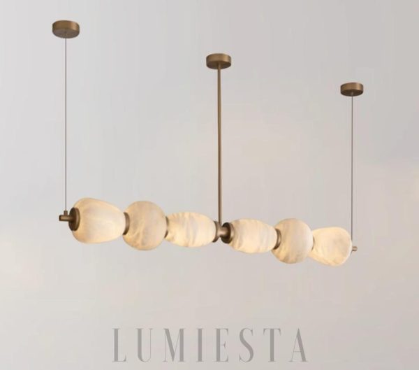 Liroma nowoczesny żyrandol chmura z Alabastru