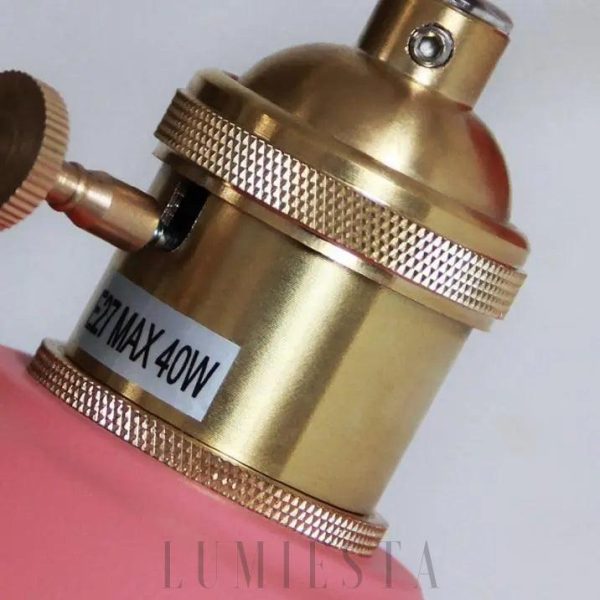 Skandynawska lampa ścienna ze stożkowym kloszem