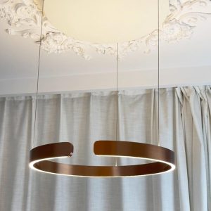 Utonia - Elegancka okrągła lampa wisząca, nowoczesna