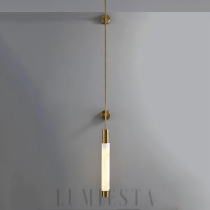 Verita - Nowoczesny kinkiet Alabaster, minimalistyczny styl