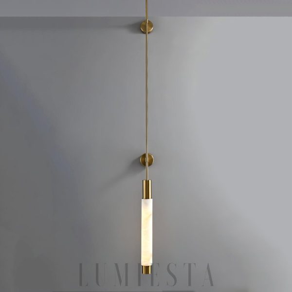 Verita - Nowoczesny kinkiet Alabaster, minimalistyczny styl