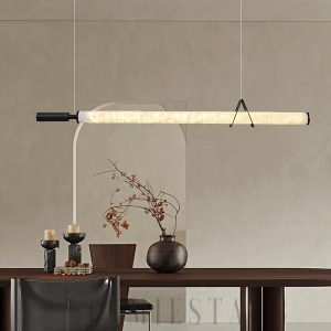 wm_14790793357243102094.jpg Lampa wisząca Organic Alabaster w kształcie liniowym 120cm