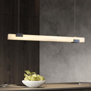 wm_14860546843972940599.jpg Cary - Lampa wisząca Alabaster podłużna, nowoczesna, długość 100/120 cm - Lampa Led nad stół