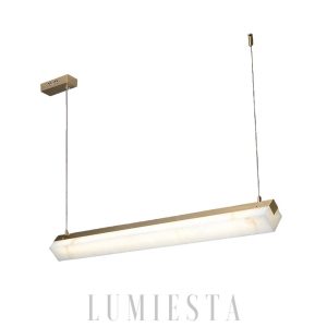 Lampa wisząca Alabaster w stylu nowoczesnym 100cm i 120cm