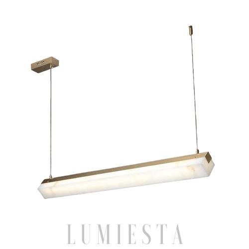 Lampa wisząca Alabaster w stylu nowoczesnym 100cm i 120cm