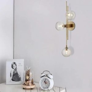 Nowoczesna lampa wisząca skandynawska, 3 kule