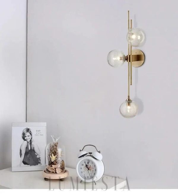 Nowoczesna lampa wisząca skandynawska, 3 kule