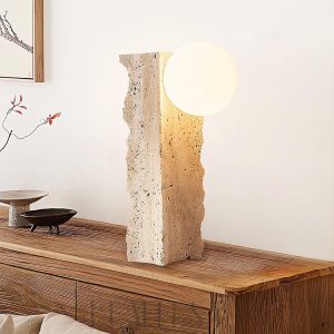 wm_1508874764324238553.jpg Lampa stołowa trawertynowa kolumna z kulistym kloszem beżowa