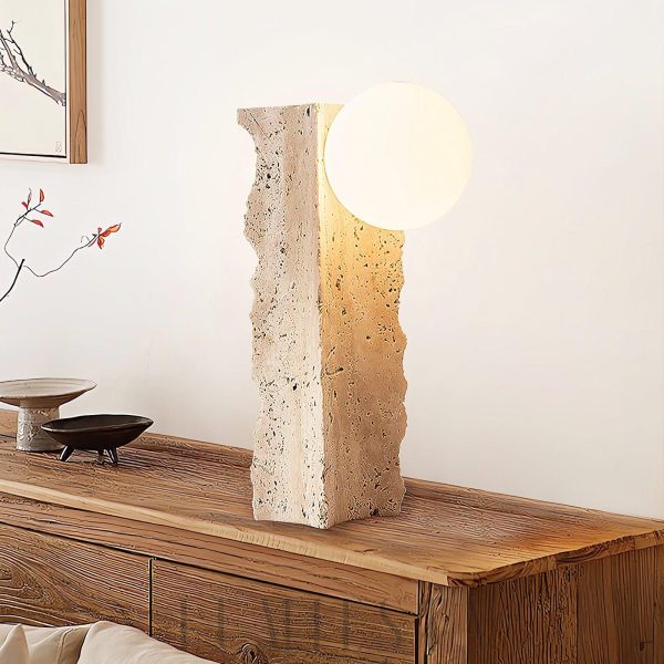 wm_1508874764324238553.jpg Lampa stołowa trawertynowa kolumna z kulistym kloszem beżowa