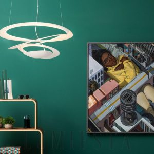 Efektowna spiralna lampa wisząca Pirce LED