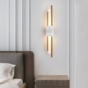 Lampa ścienna Marble Tanto w stylu nowoczesnym z marmuru