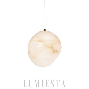 Roti - lampa wisząca w organicznym kształcie alabastru