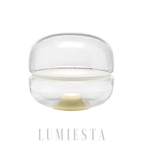 Lampa stołowa z alabastru i szkła w eleganckim stylu