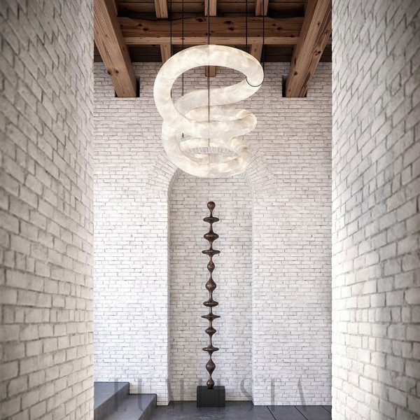 wm_15659618280463976984.jpg Żyrandol Alabaster Infinity designerski kształt 150cm biały