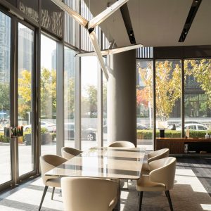 Lampa wisząca Fragment 10 chrom przezroczysta 37,5 cm