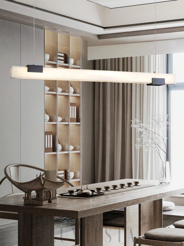 wm_16035026040677354513.jpg Cary - Lampa wisząca Alabaster podłużna, nowoczesna, długość 100/120 cm - Lampa Led nad stół