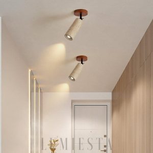 wm_16065800650006095277.jpg Mireille - Lampa ścienna z trawertynu w stylu nowoczesnym, Ø8cm, kinkiet cylindryczny, 1-punktowy