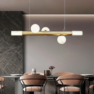 Nutlia - Lampa wisząca Alabaster w stylu eleganckim