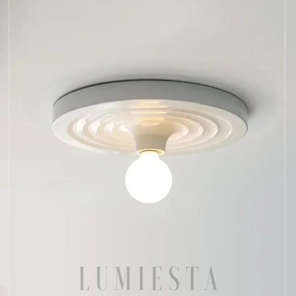 Minimalistyczna metalowa lampa ścienna w nowoczesnym stylu, Ø16/33cm