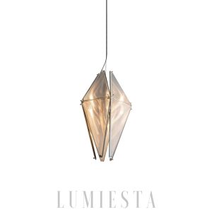 Lampa wisząca Fragment 08 nowoczesna chrom 35,5 cm