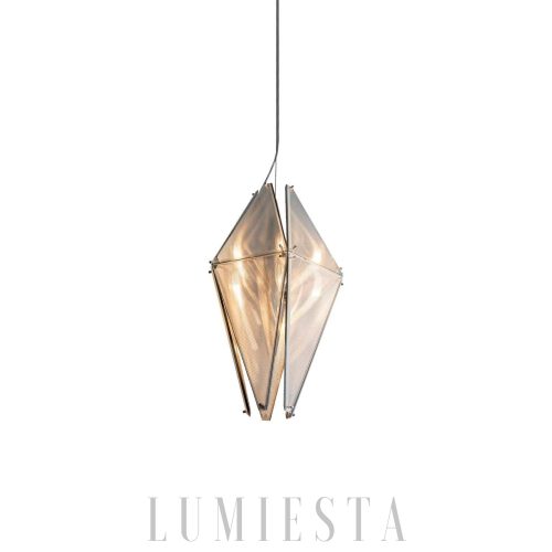 Lampa wisząca Fragment 08 nowoczesna chrom 35,5 cm