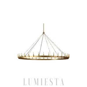 Lampa wisząca Camino Vintage 185 cm mosiądz/czarny