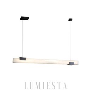 wm_16530366640341476827.jpg Cary - Lampa wisząca Alabaster podłużna, nowoczesna, długość 100/120 cm - Lampa Led nad stół