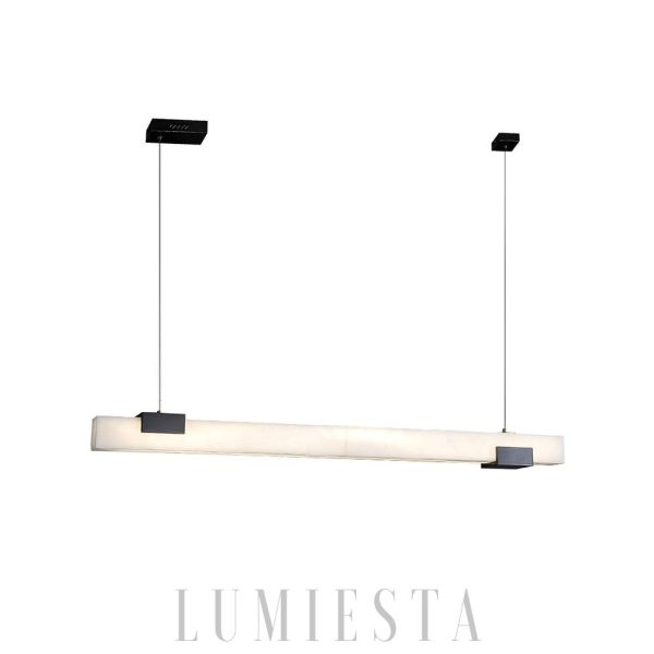wm_16530366640341476827.jpg Cary - Lampa wisząca Alabaster podłużna, nowoczesna, długość 100/120 cm - Lampa Led nad stół